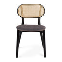 SILLA ELSA Negra, asiento tapizado - Sillón - El Workshop - 47 X 58 X 80 Cm