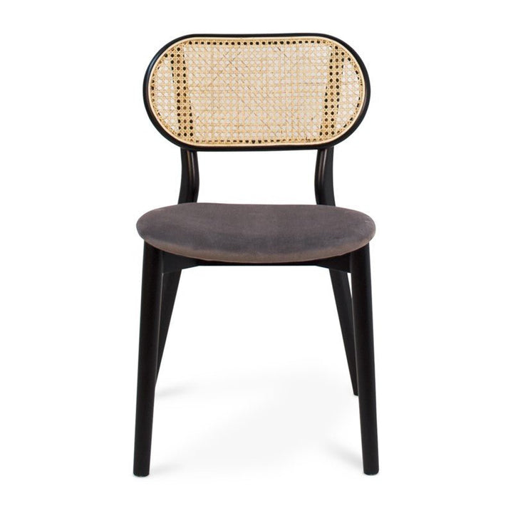 SILLA ELSA Negra, asiento tapizado - Sillón - El Workshop - 47 X 58 X 80 Cm