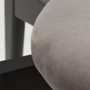 SILLA ELSA Negra, asiento tapizado - Sillón - El Workshop - 47 X 58 X 80 Cm