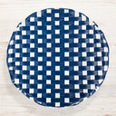 TABURETE RÉMY Azul/Blanco - Taburete - El Workshop - 33 X 33 X 75 Cm