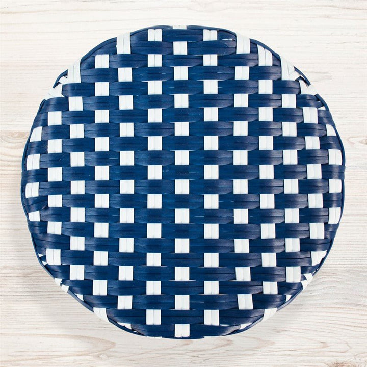 TABURETE RÉMY Azul/Blanco - Taburete - El Workshop - 33 X 33 X 75 Cm