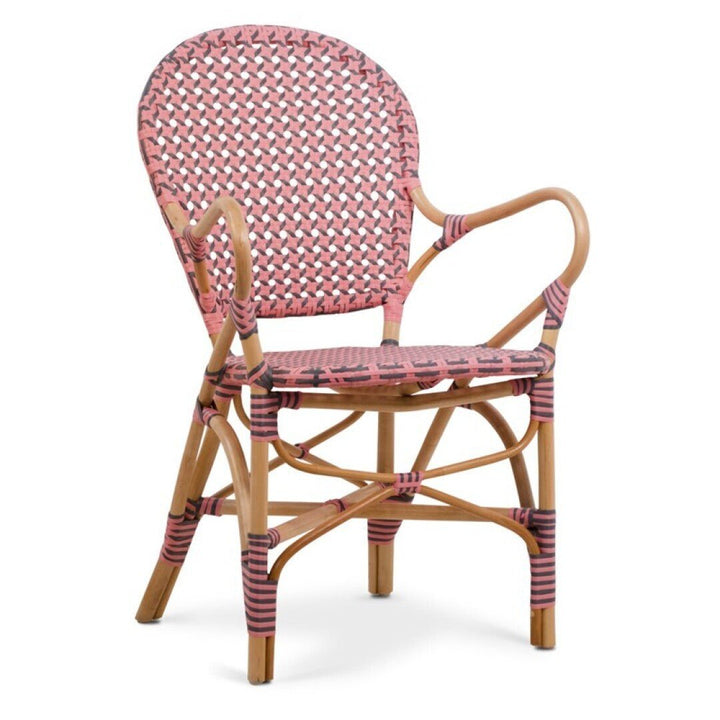 SILLON rattan Rosa/Gris - Sillón - El Workshop - 57 X 62 X 90 Cm