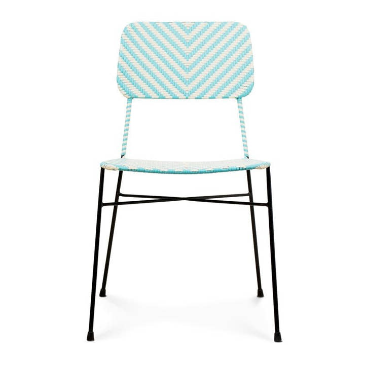 SILLA Turquesa rattan sintetico hierro - Sillón - El Workshop - 50 X 51 X 81 Cm