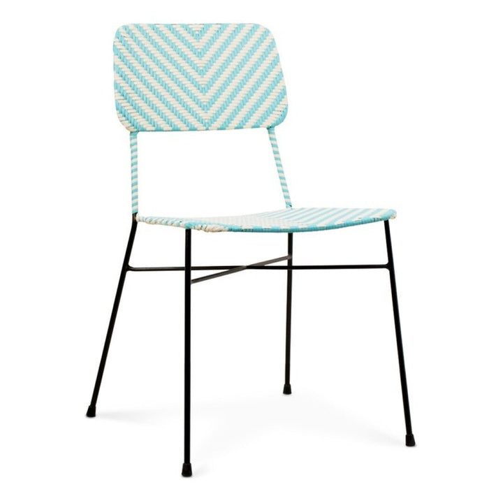 SILLA Turquesa rattan sintetico hierro - Sillón - El Workshop - 50 X 51 X 81 Cm