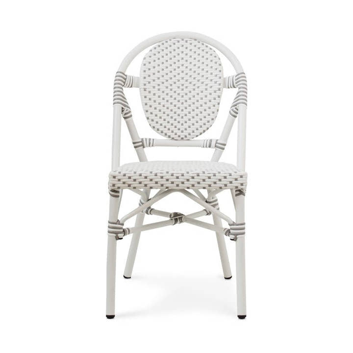 SILLA Alum/sintec Blanco/Gris - Sillón - El Workshop - 45 X 52 X 89 Cm
