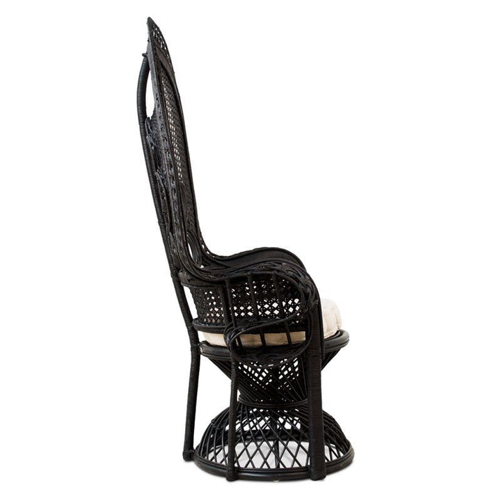 SILLON rattan negro - Sillón - El Workshop - 105 X 70 X 145 Cm