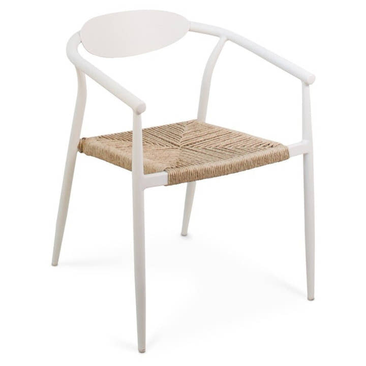 SILLON Alum/sintec Blanco - Sillón - El Workshop - 55 X 60 X 74 Cm
