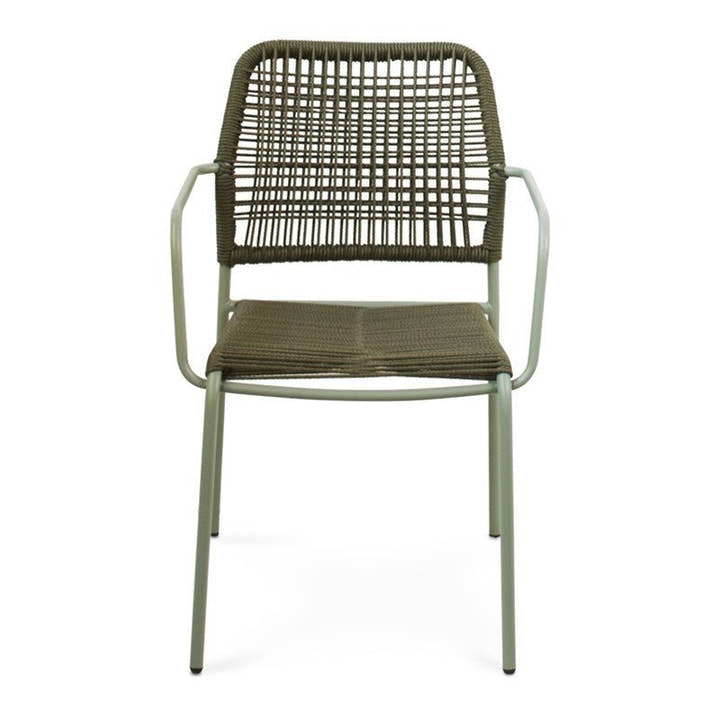 SILLON Acero/sintec Verde - Sillón - El Workshop - 53 X 60 X 80 Cm