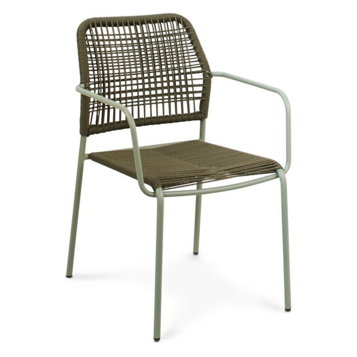 SILLON Acero/sintec Verde - Sillón - El Workshop - 53 X 60 X 80 Cm