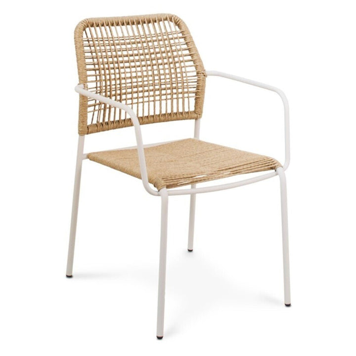 SILLON Acero/sintec Blanco - Sillón - El Workshop - 53 X 60 X 80 Cm