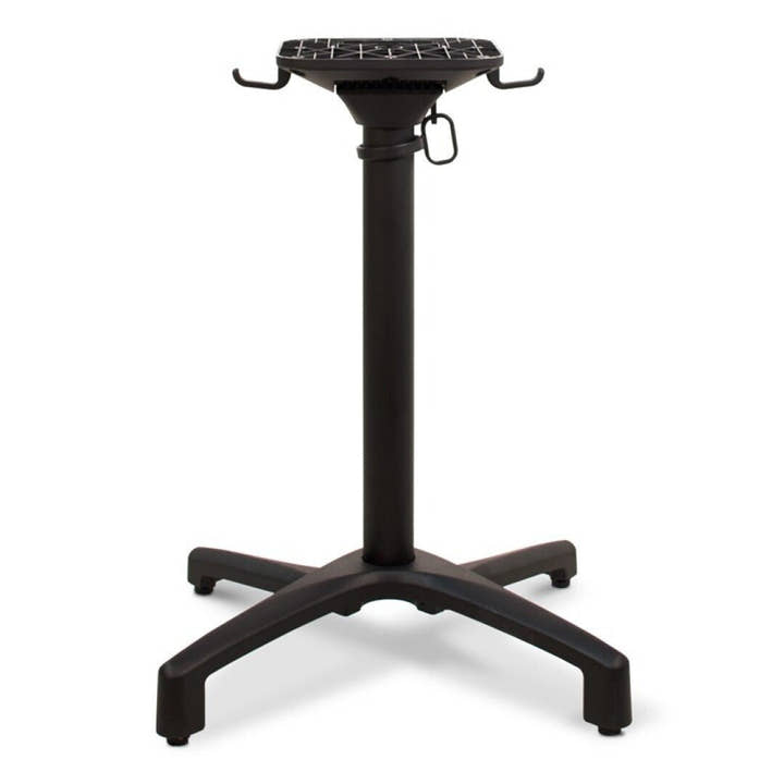 PIE MESA EQUILIBRA Abatible aluminio negro 4 patas - Mesa - El Workshop - 48 X 48 X 72 Cm