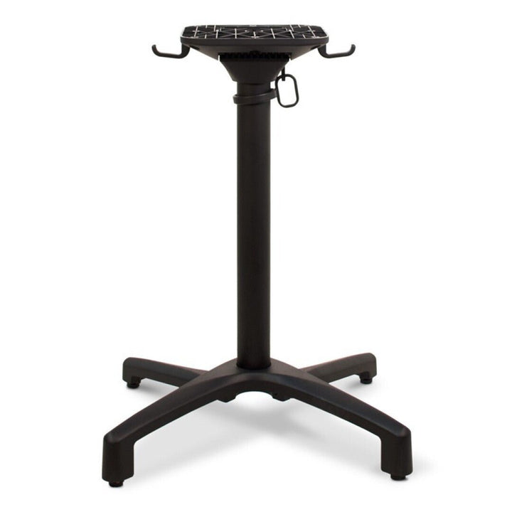 PIE MESA EQUILIBRA Abatible aluminio negro 4 patas - Mesa - El Workshop - 48 X 48 X 72 Cm