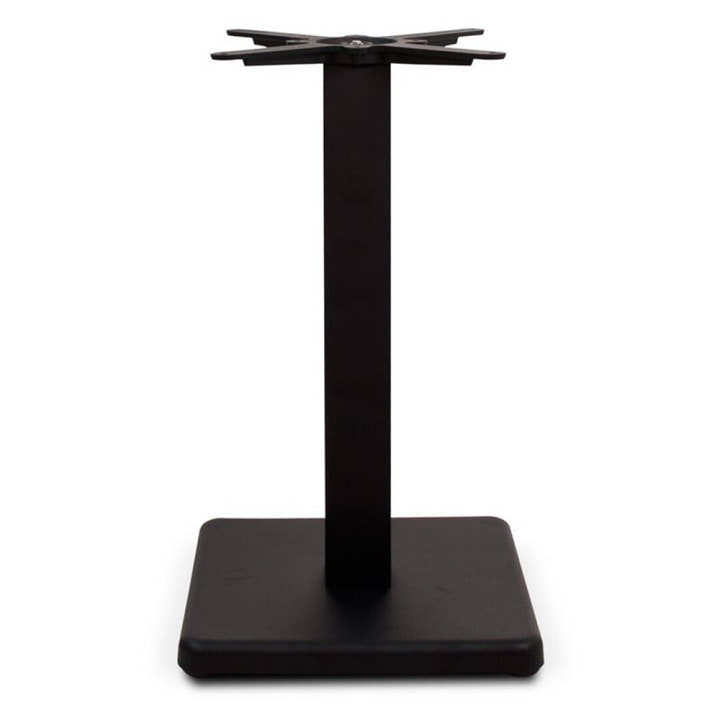 PIE MESA EQUILIBRA hierro base cuadrada negro - Mesa - El Workshop - 45 X 45 X 72 Cm