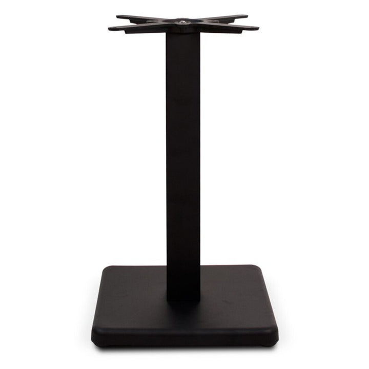 PIE MESA EQUILIBRA hierro base cuadrada negro - Mesa - El Workshop - 45 X 45 X 72 Cm