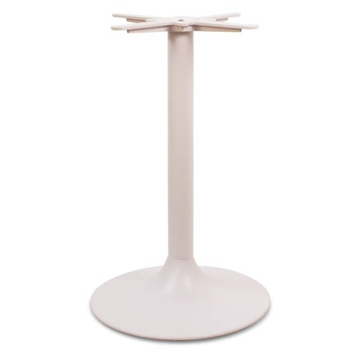 Pie de mesa Redondo Hierro Blanco - Mesa - El Workshop - 45Ø