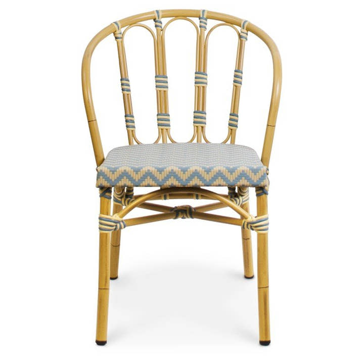 SILLA SIENA Alum/sintec Turquesa/Blanco - Sillón - El Workshop - 55 X 52 X 78