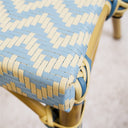 SILLA SIENA Alum/sintec Turquesa/Blanco - Sillón - El Workshop - 55 X 52 X 78