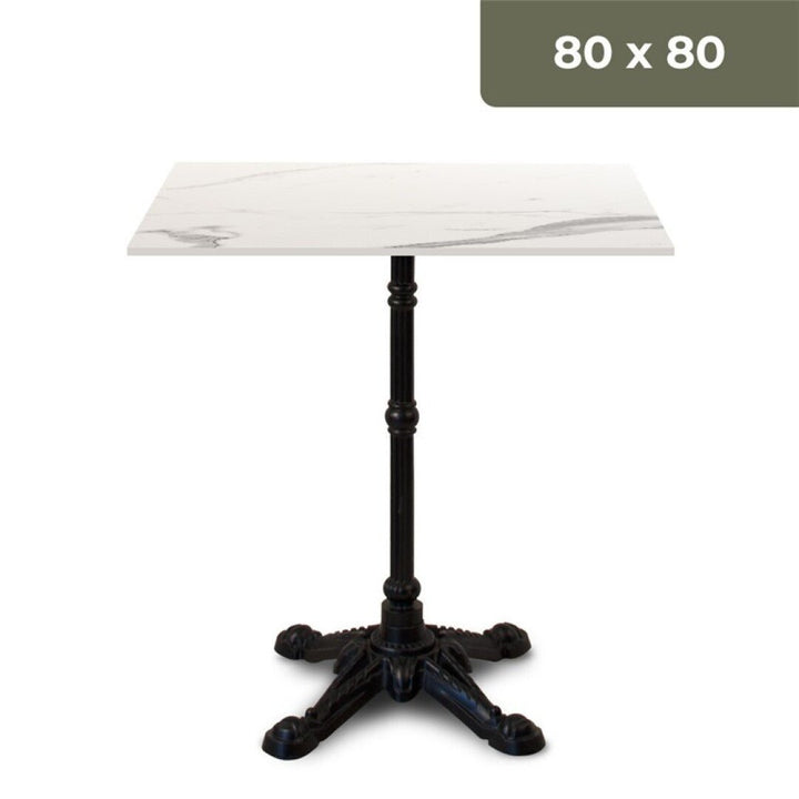 Sobre de mesa compacto núcleo blanco 80x80 cm, foto de producto (2)