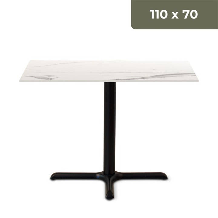 SOBRE Compacto Núcleo Blanco - Mesa - El Workshop - 110 X 70 Cm