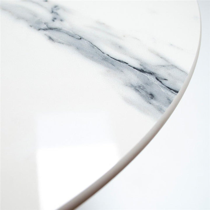 Sobre de mesa compacto mármol brillo Ø70 cm sobre fondo gris de estudio (2)