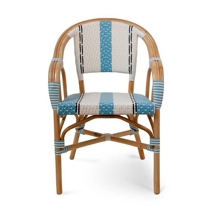 SILLON REMO Rattan azul - Sillón - El Workshop - 58 X 54 X 86 Cm