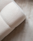 Butaca Nude blanco en tela (tapizado)