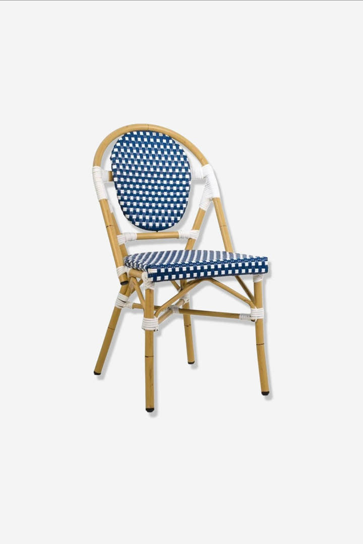 SILLA Alum/sintec azul/blanco - Sillón - El Workshop - 45 X 52 X 89 Cm