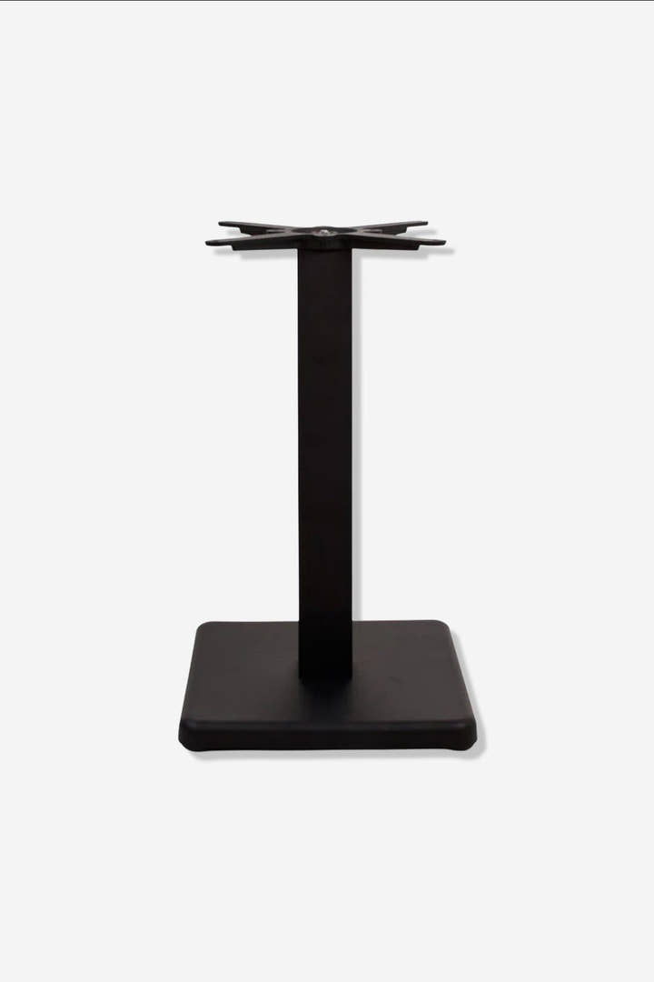 PIE MESA EQUILIBRA hierro base cuadrada negro - Mesa - El Workshop - 45 X 45 X 72 Cm