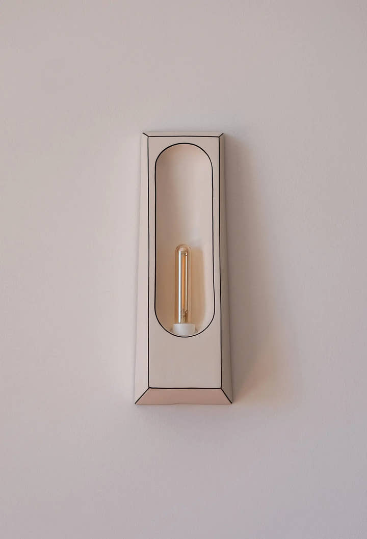 Aplique de pared lámpara Alcove Facette - Lámpara - El Workshop - blanco