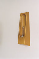 lampara de ceramica amarillo moderna 