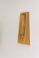 lampara de ceramica amarillo moderna 