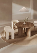 Mesa de comedor Zen en nogal