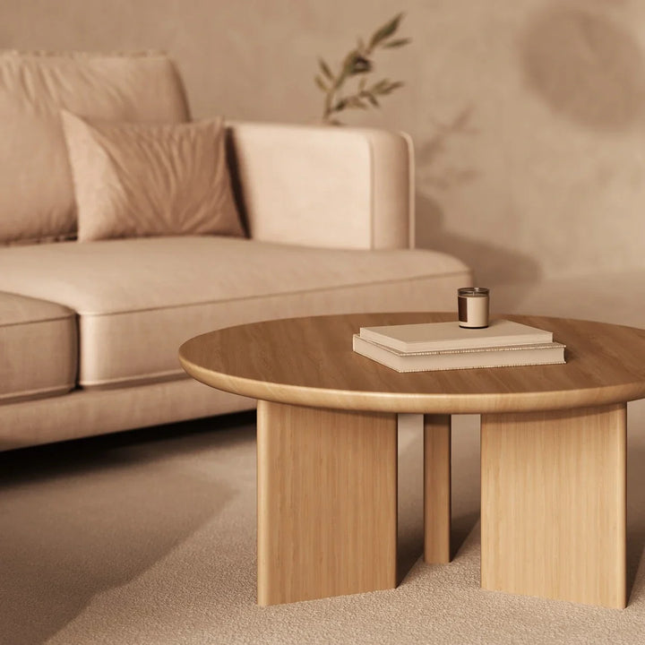 Mesa de centro Zen en roble