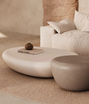 Mesa de centro Oasis gris en microcemento