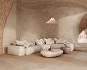 Mesa de centro Oasis gris en microcemento