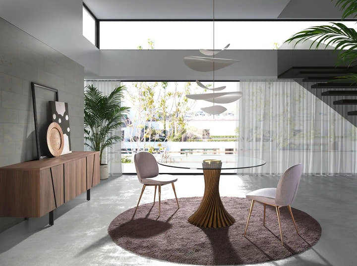 Aparador nogal y acero negro - Aparador - El Workshop - madera - oscura