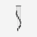 Lámpara Bisel Colgante Chandelier