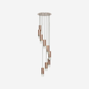 Lámpara Bisel Colgante Chandelier