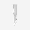 Lámpara Bisel Colgante Chandelier