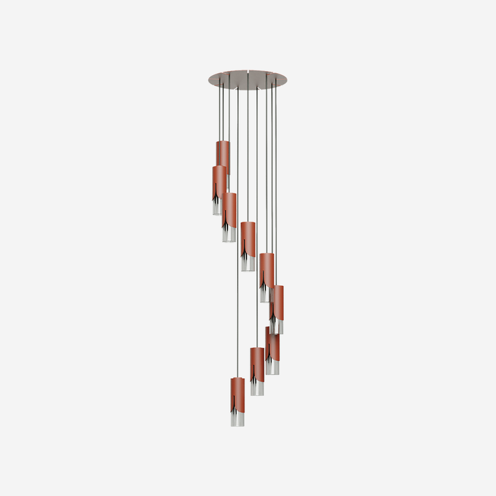 Lámpara Bisel Colgante Chandelier