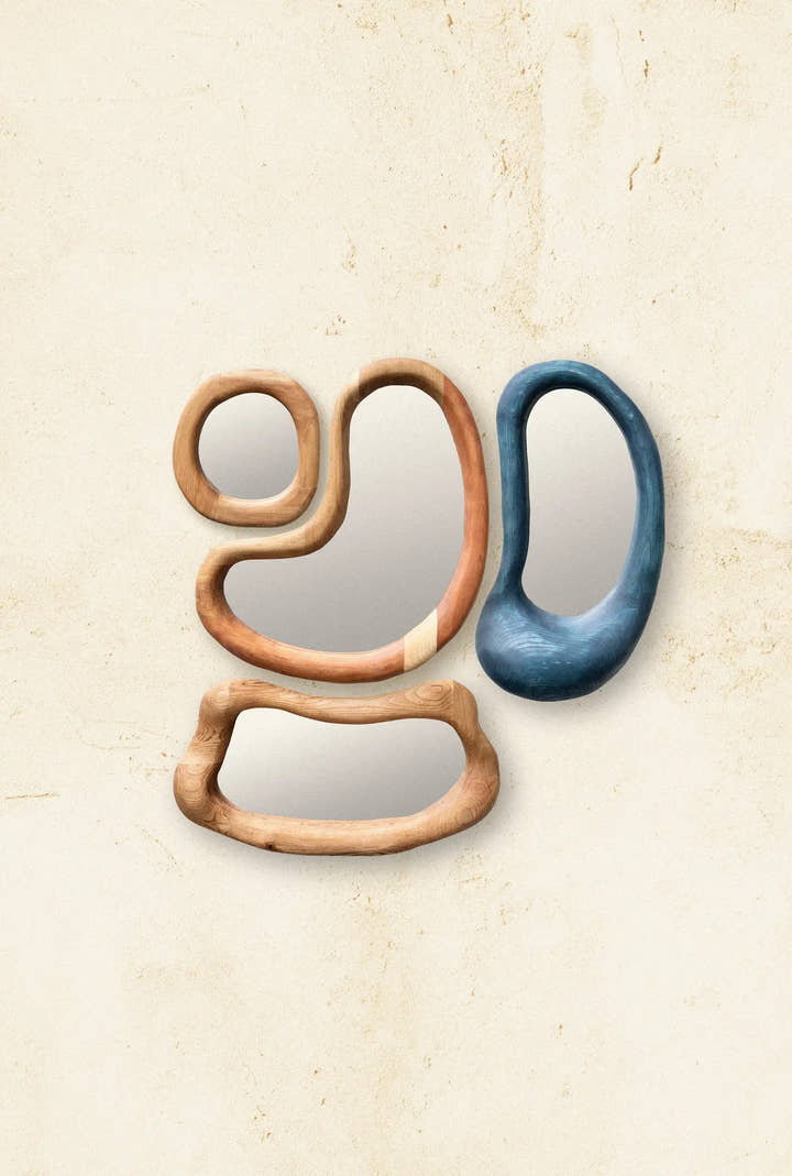 Set de Espejos Jeu Des Miroirs - Espejo - El Workshop - azul - indigo