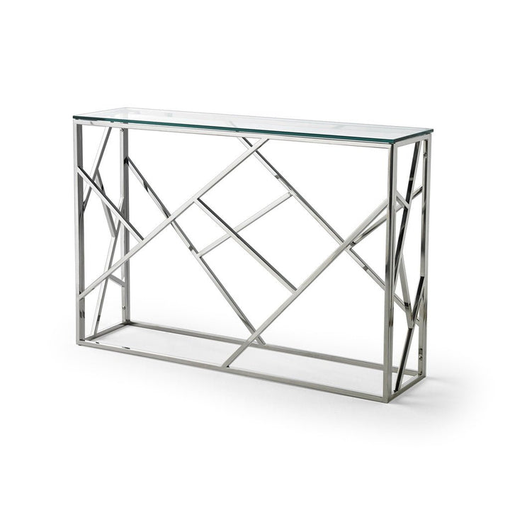 CONSOLA CON TOKIO CROMO - Mesa consola - El Workshop-120 X 40 X 78 Cm