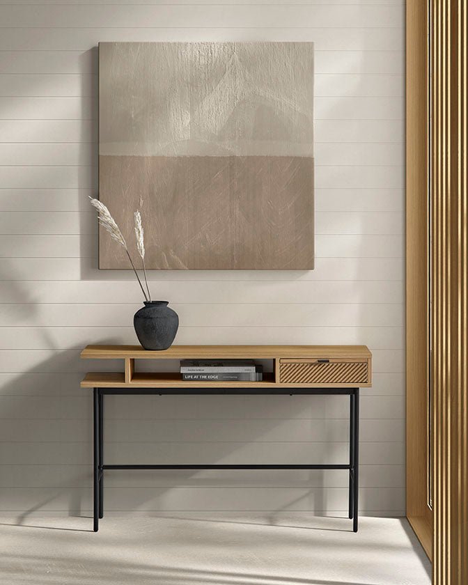 CONSOLA CON - Mesa consola - El Workshop-120 x 30 x 75 cm