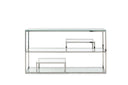 CONSOLA CON TOKIO CROMO - Mesa consola - El Workshop-140 X 38 X 78 Cm