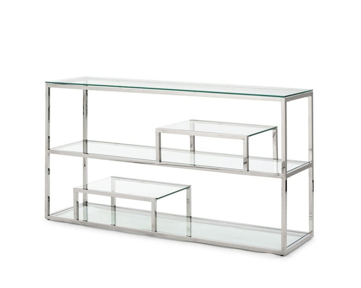 CONSOLA CON TOKIO CROMO - Mesa consola - El Workshop-140 X 38 X 78 Cm