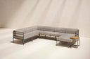 SOFA EXTERIOR MODULAR DE METAL MARMARA