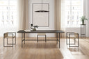 Customizable black dining table - Nespolo 