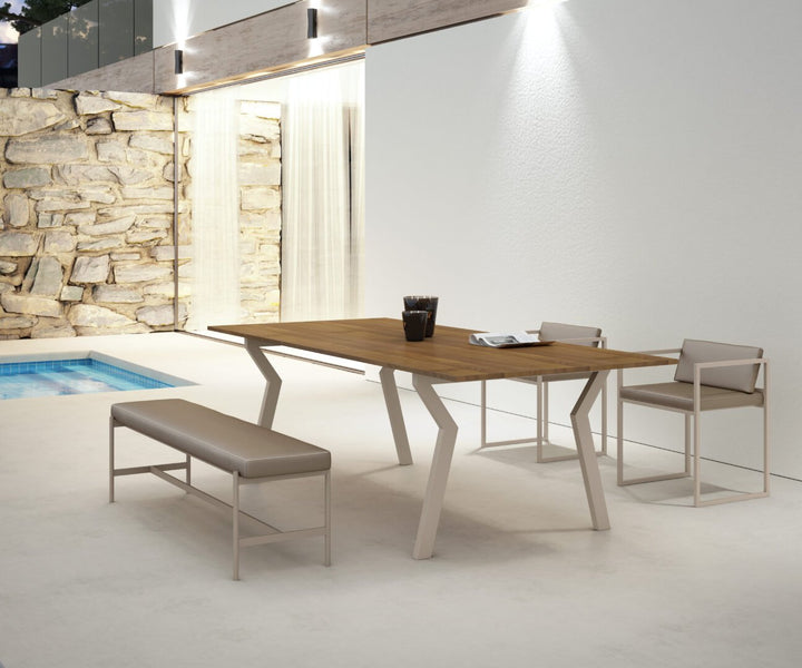 Mesa de comedor para exterior Fico a medida