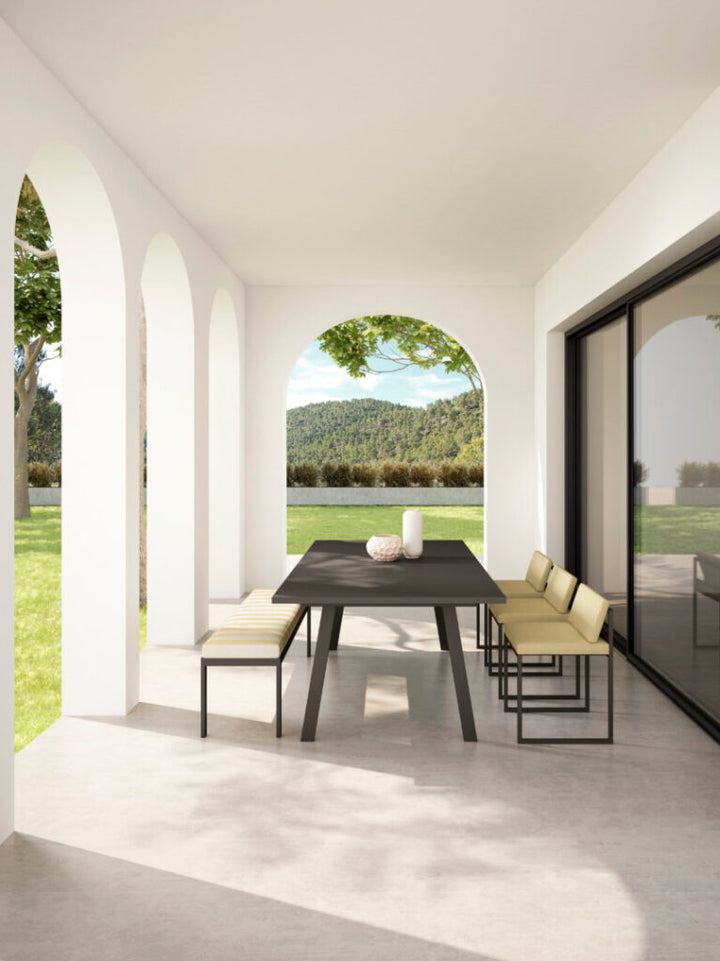 Custom Sambuco outdoor dining table 