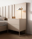 Custom-made lacquered wooden headboard - Corsica